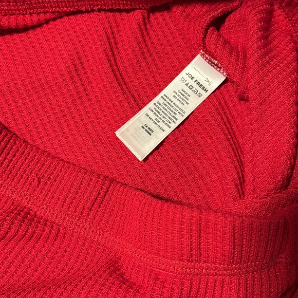 Joe Fresh waffle PJ pants | Red | Small - Picture 5 of 7